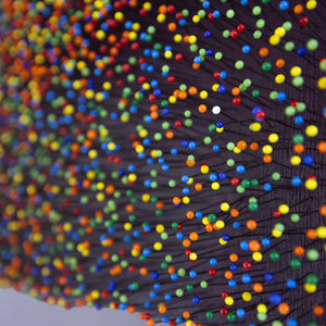 For Every Needle in My Soul<br>Rainbow Edition<br>Original artwork<br>Mixed media<br>40 x 50 cm<br>(2025)