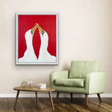 Indlæs billede til gallerivisning Guldsmed&lt;br&gt;Gold Edition&lt;br&gt;Originalt værk&lt;br&gt;Akryl på lærred&lt;br&gt;80 x 100 cm.
