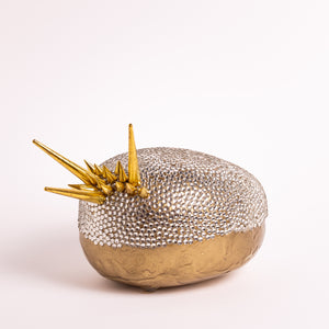 Gemstones - Golden Crystal<br>Large<br>Sculpture<br>20x11.5x12.5 cm.