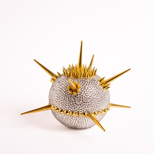 Savanne - Kriger<br>Skulptur<br>20x20x15 cm.
