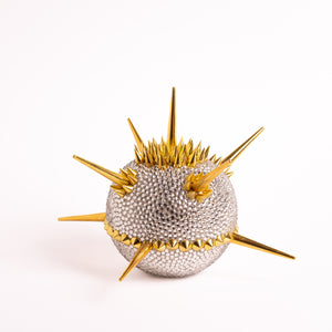 Savanne - Kriger<br>Skulptur<br>20x20x15 cm.