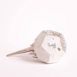 Savanne - Lille Pindsvin<br>Skulptur<br>8x5x6 cm.