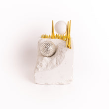 Indlæs billede til gallerivisning Savanne - Måneformørkelse - Trommer &amp; Dans&lt;br&gt;Skulptur&lt;br&gt;10x10x15.5 cm.
