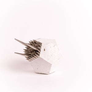 Savanne - Stort Pindsvin<br>Skulptur<br>15x10x10 cm.