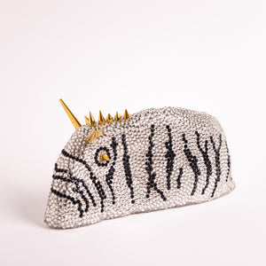 Savanne - Zebra<br>Skulptur<br>23x12x10 cm.