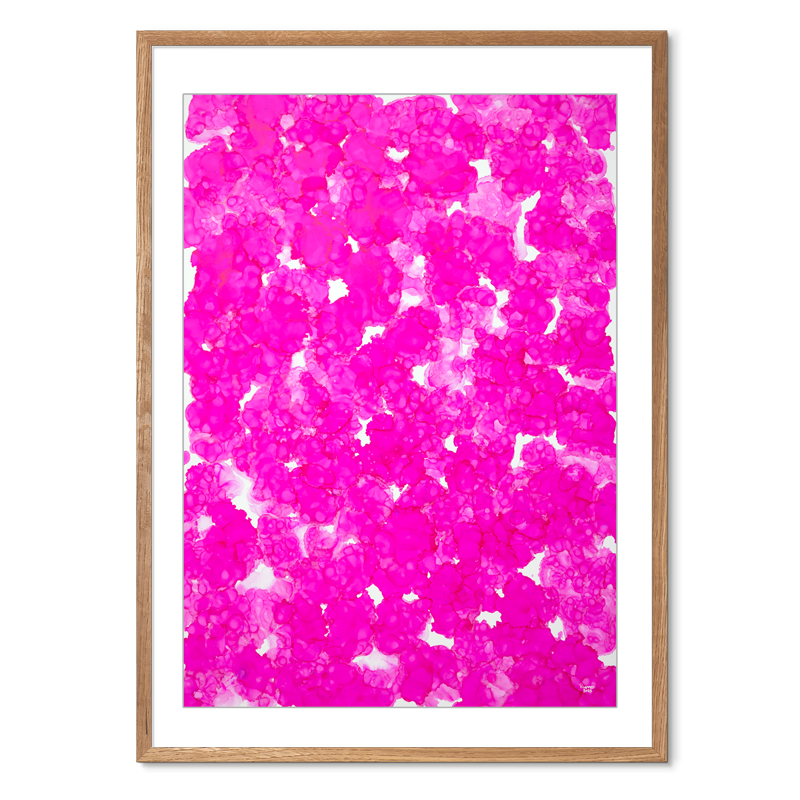 Kosmos i Flor #2<br>70 x 100 cm.<br>Originalt værk<br><font color=