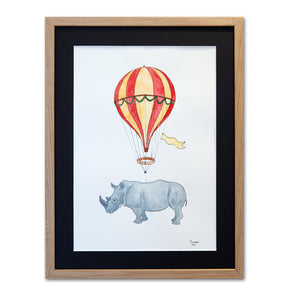 Globetrotteren<br>30x40 cm.<br>Originalt værk