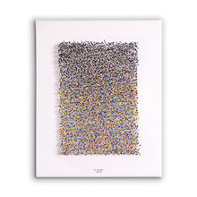 Indlæs billede til gallerivisning For Every Needle in My Soul&lt;br&gt;Rainbow Edition&lt;br&gt;Originalt værk&lt;br&gt;Mixed media&lt;br&gt;40 x 50 cm&lt;br&gt;(2025)

