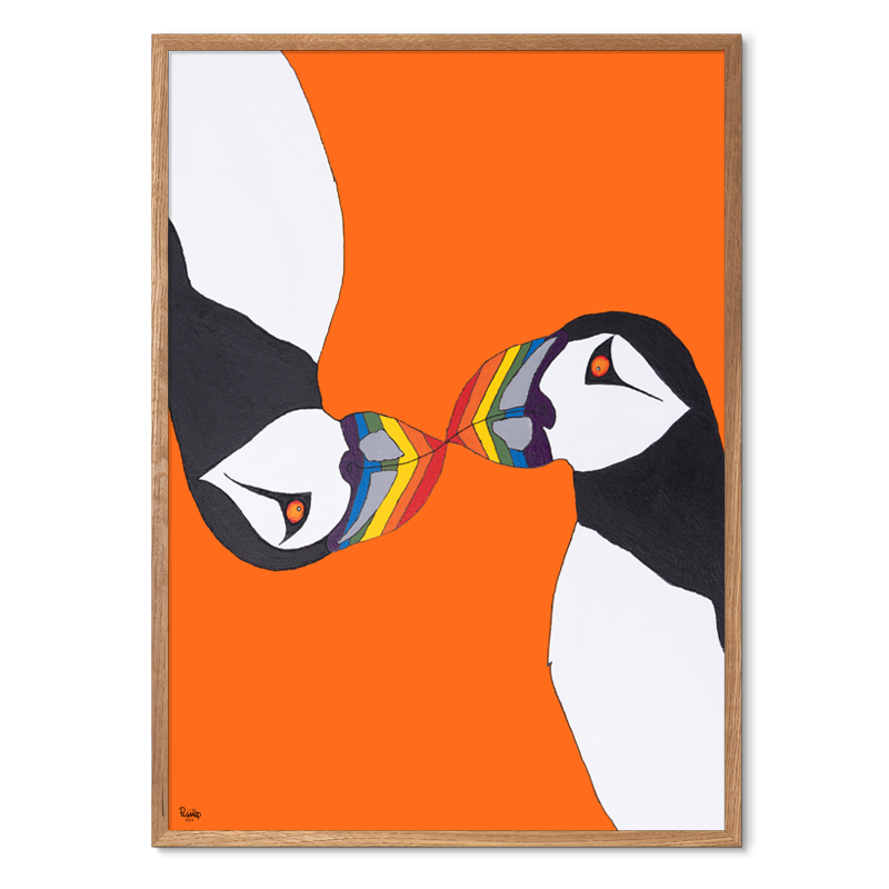 Puff Love<br>Rainbow Edition<br>Flere varianter<br>Nummereret kunst-print<br>(2025)
