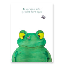 Load image into Gallery viewer, Frede the Frog&lt;br&gt;Several variants&lt;br&gt;&lt;i&gt;With&lt;/i&gt; and &lt;i&gt;without&lt;/i&gt; word
