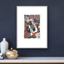 Indlæs billede til gallerivisning Søskende - Love Edition&lt;br&gt;50 x 70 cm&lt;br&gt;Originalt værk
